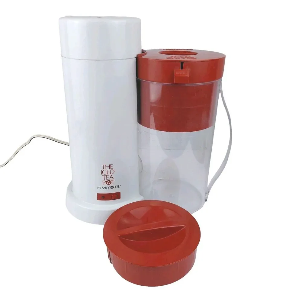 Mr. Coffee Ice Tea Maker 1990 Vintage With Carafe & Pitcher Lids Working No Box